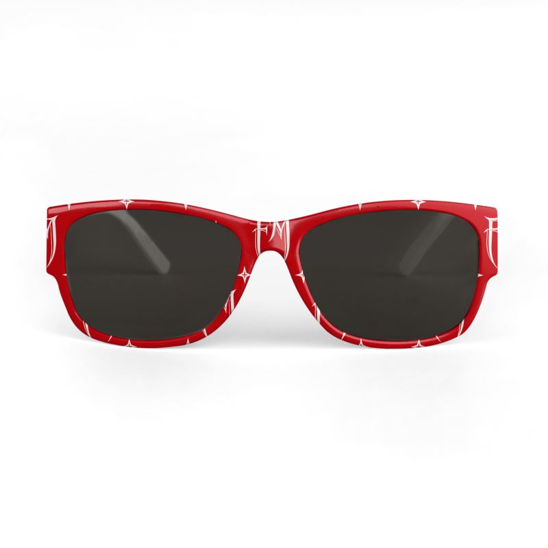 Frank Mercer Toxic FM Sunglasses Monogram Reds