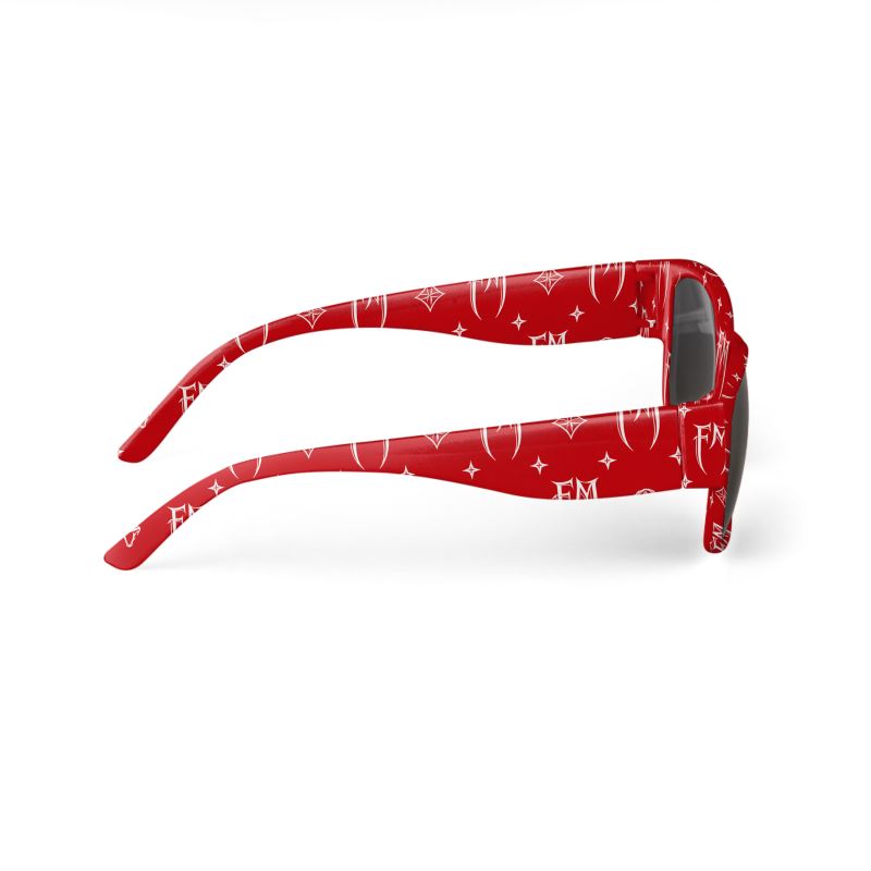 Frank Mercer Toxic FM Sunglasses Monogram Reds