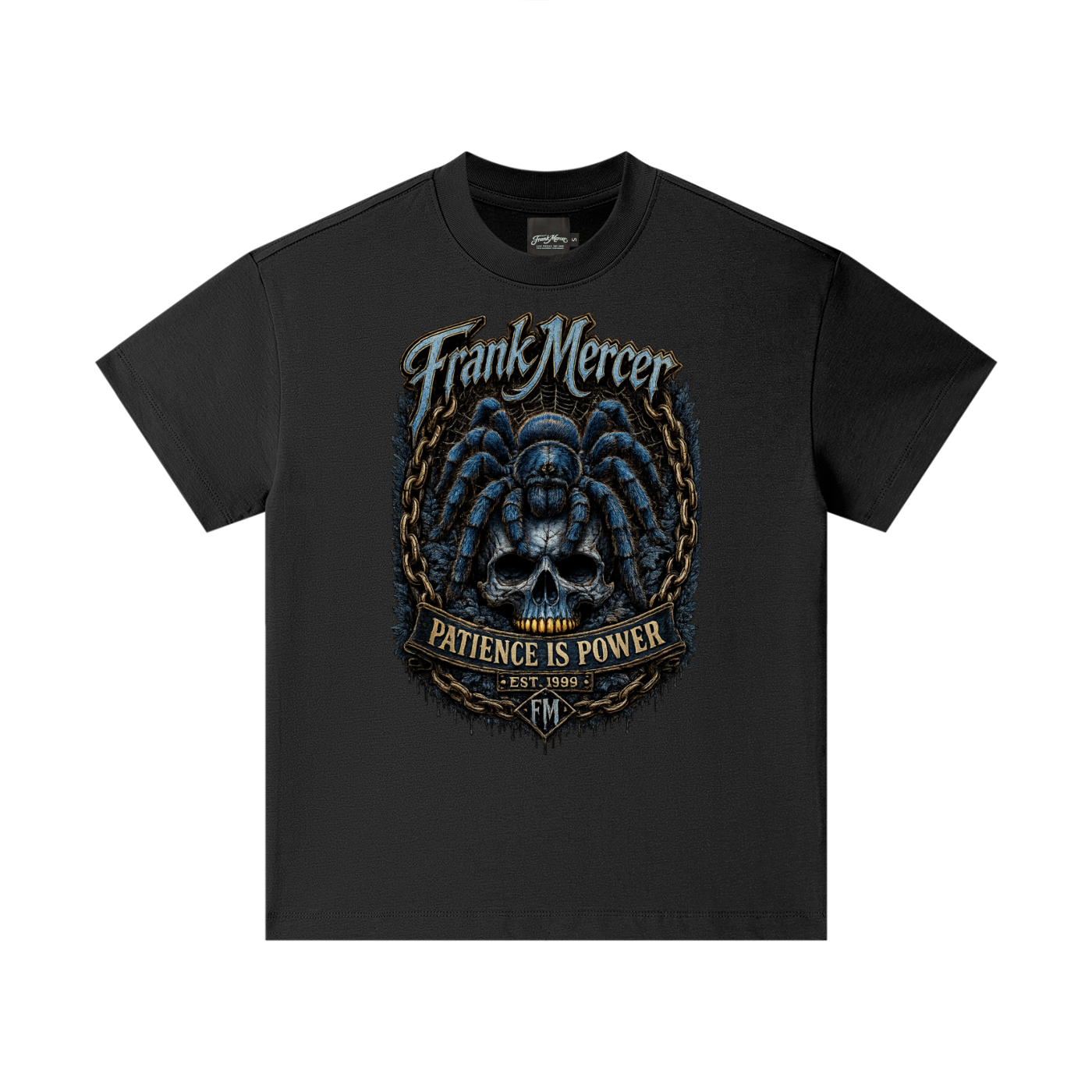 Frank Mercer Kids Blue Brazilian Tarantula Shirt