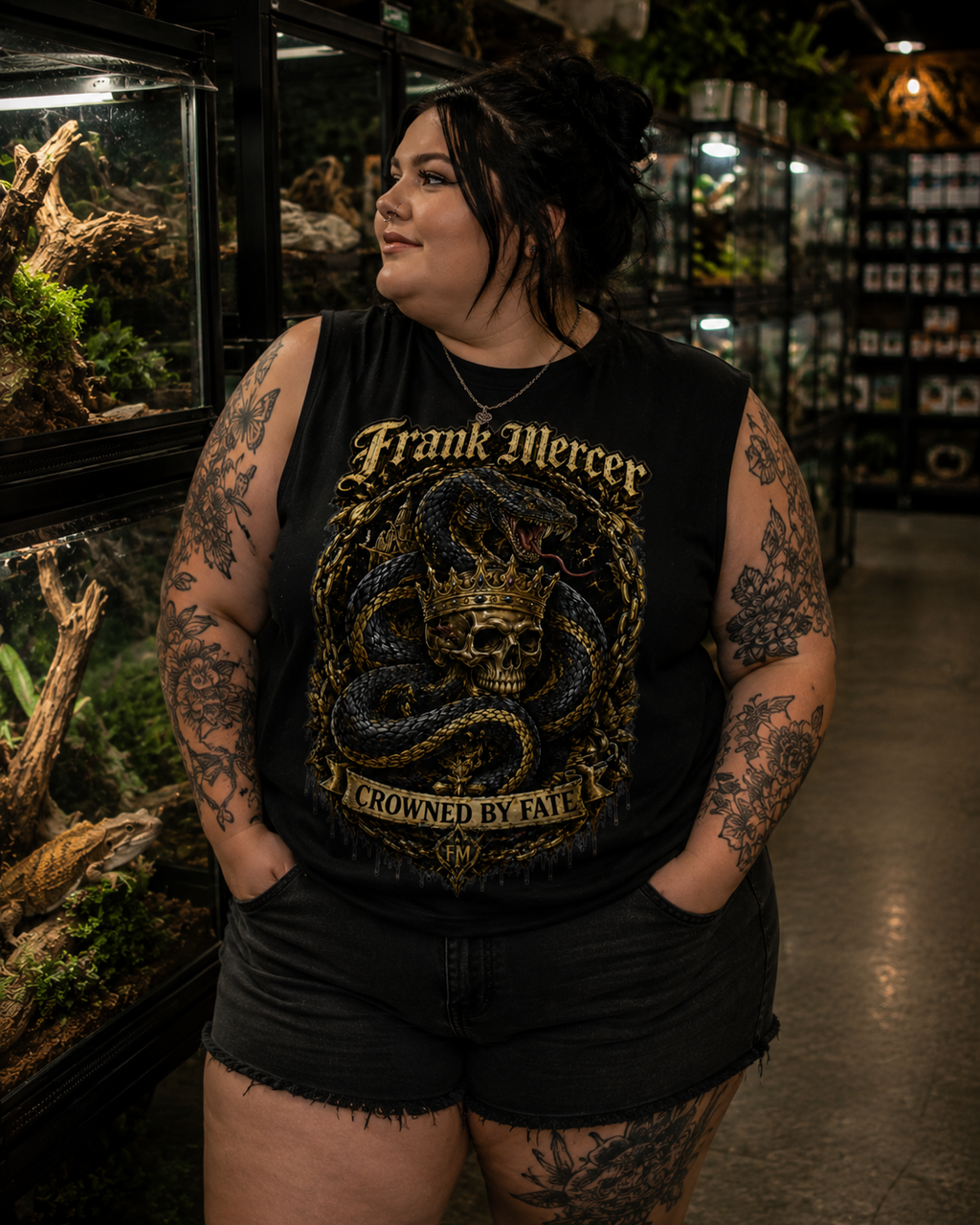 Franck Mercer Crowned By Fate Sleeveless Tank