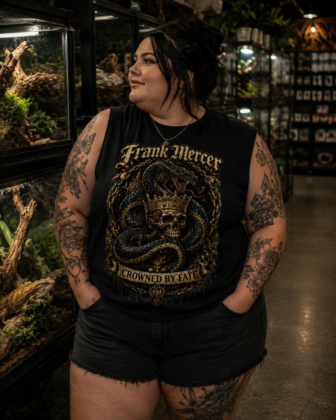 Franck Mercer Crowned By Fate Sleeveless Tank