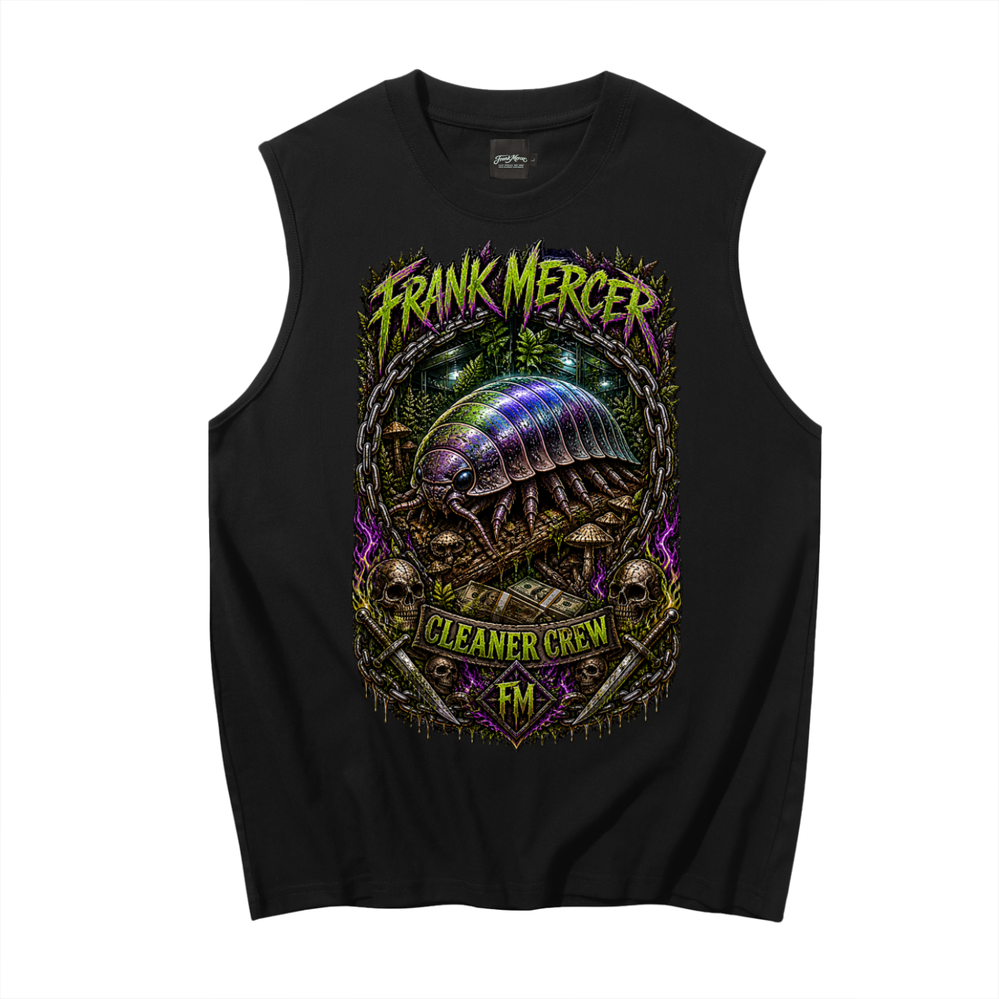 Franck Mercer Cleaner Crew Sleeveless Tank