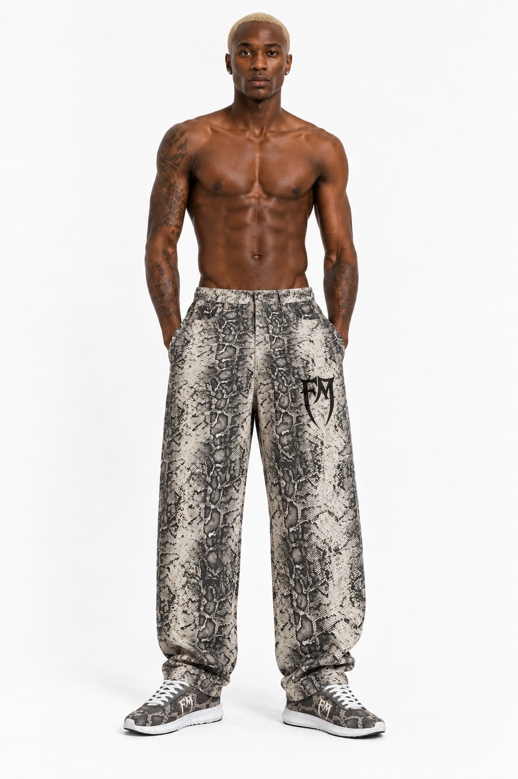Frank Mercer Snake Skin Pants