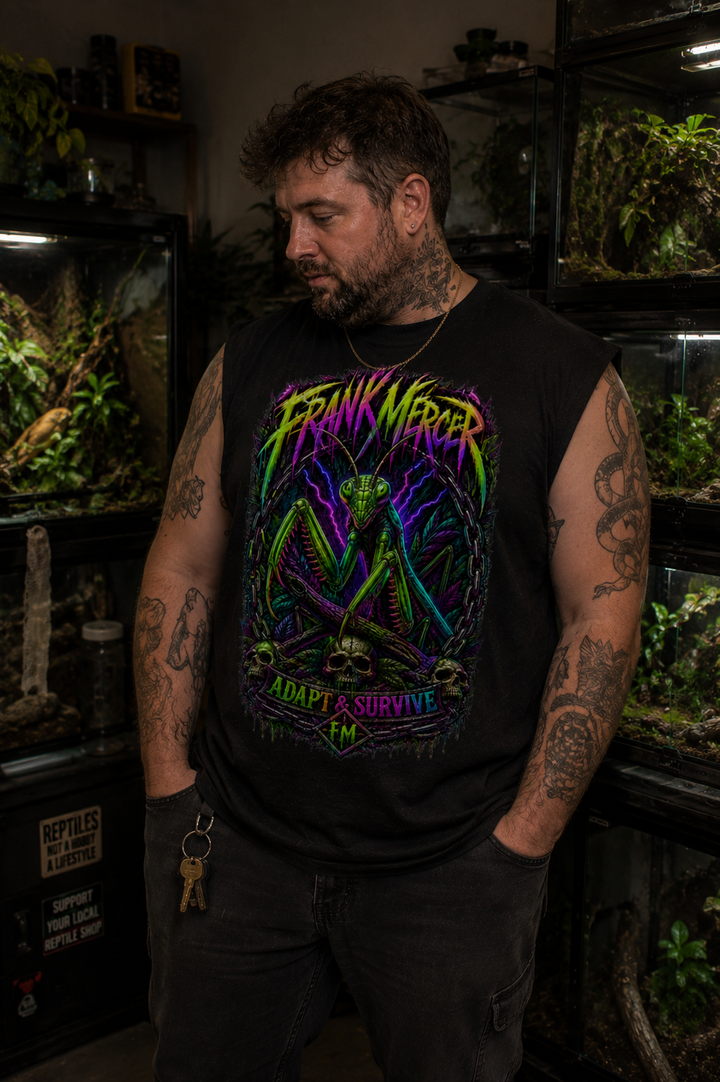 Franck Mercer Adapt and Survive Sleeveless Tank