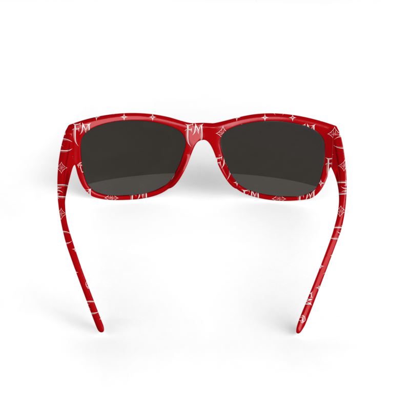 Frank Mercer Toxic FM Sunglasses Monogram Reds