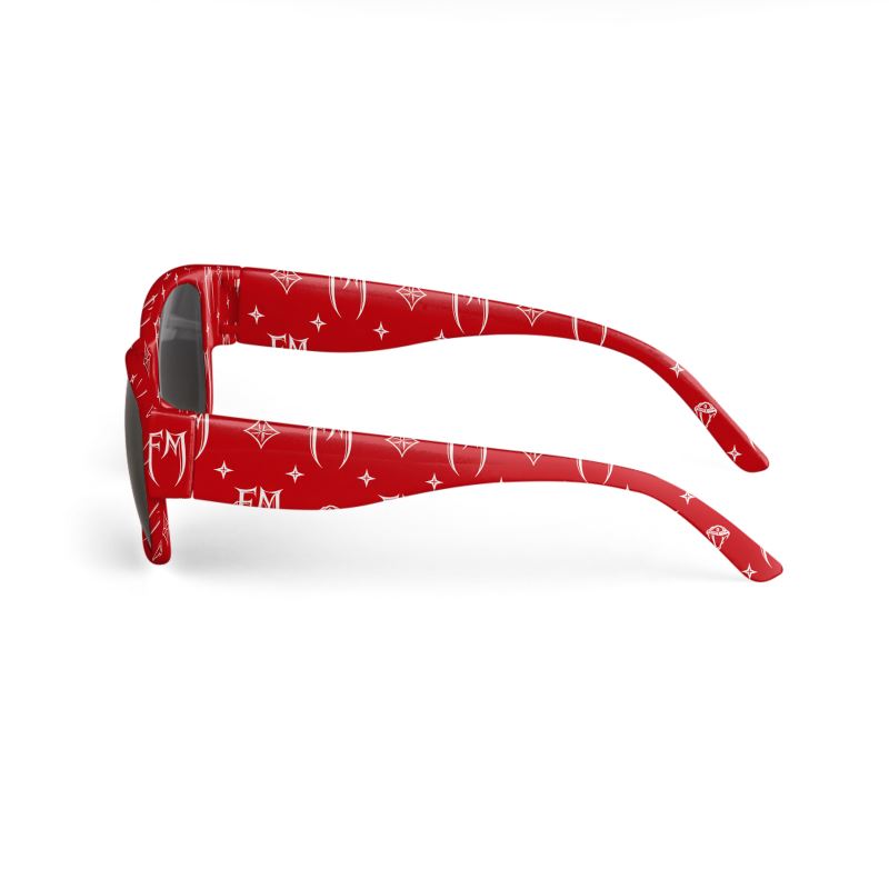 Frank Mercer Toxic FM Sunglasses Monogram Reds